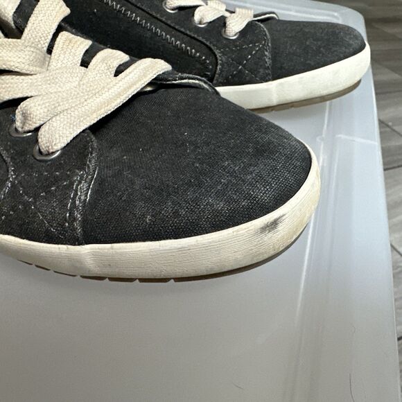 Taos Mens Starsky Sneakers Shoes Lace Up Gray Fabric Casual Size 10 - Picture 6 of 15